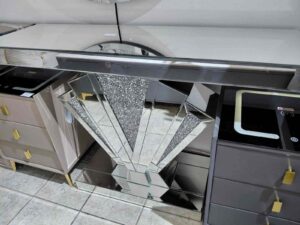 SILVER LED CONSOLE TABLE