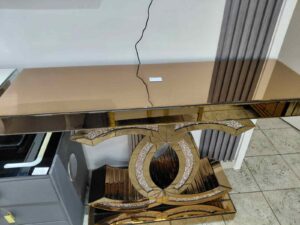 GOLD CONSOLE TABLE