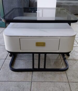 WHITE COFFEE TABLE