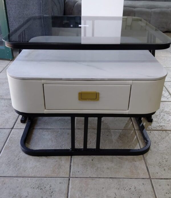 WHITE COFFEE TABLE