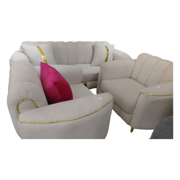 Beige 3:1:1 Couch set